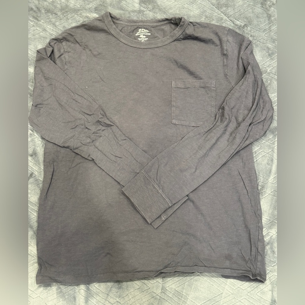 J. Crew Charcoal Long Sleeve Tee